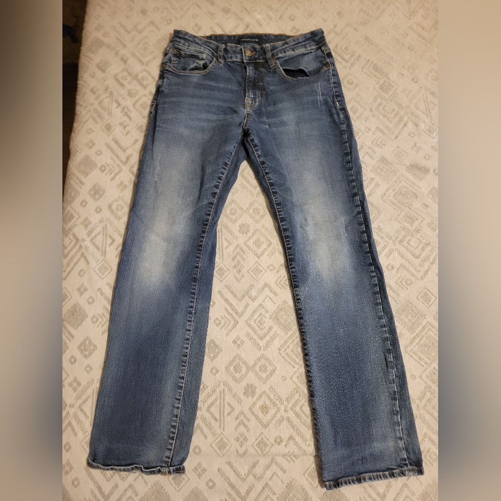 Aeropostale Men's Denim Blue Straight Jeans